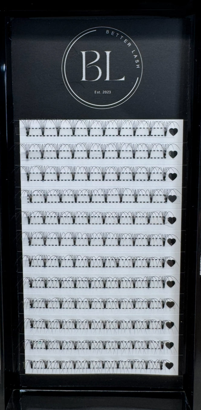 10mm 6D Pre-Made Fan Lashes