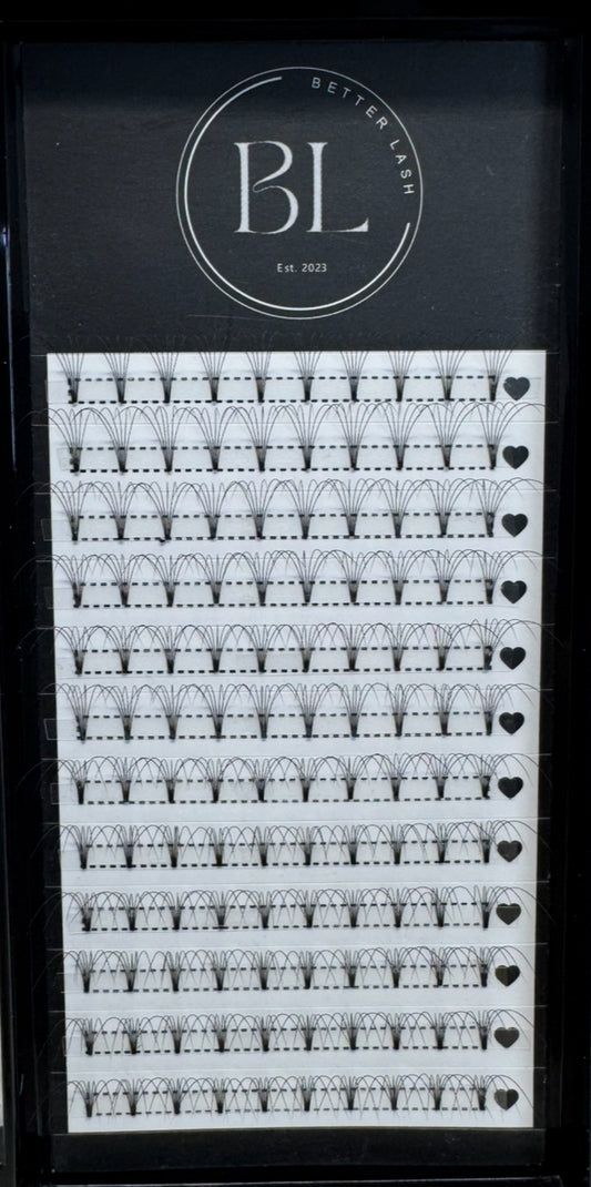 12mm 6D Pre-Made Fan Lashes